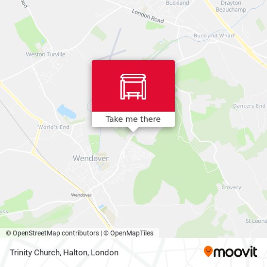 Trinity Church, Halton map