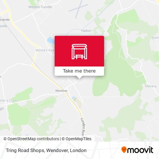 Tring Road Shops, Wendover map