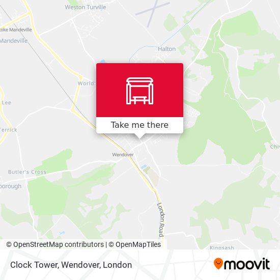 Clock Tower, Wendover map
