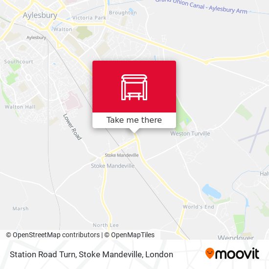 Station Road Turn, Stoke Mandeville map