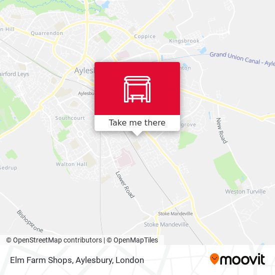 Elm Farm Shops, Aylesbury map