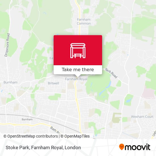 Stoke Park, Farnham Royal map