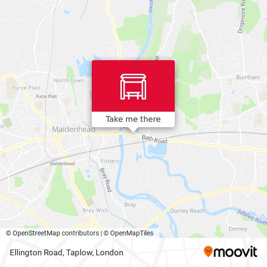 Ellington Road, Taplow map