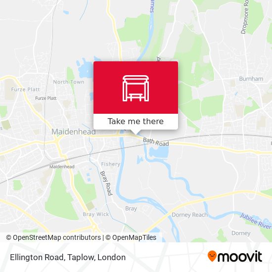Ellington Road, Taplow map