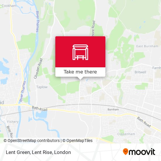 Lent Green, Lent Rise map