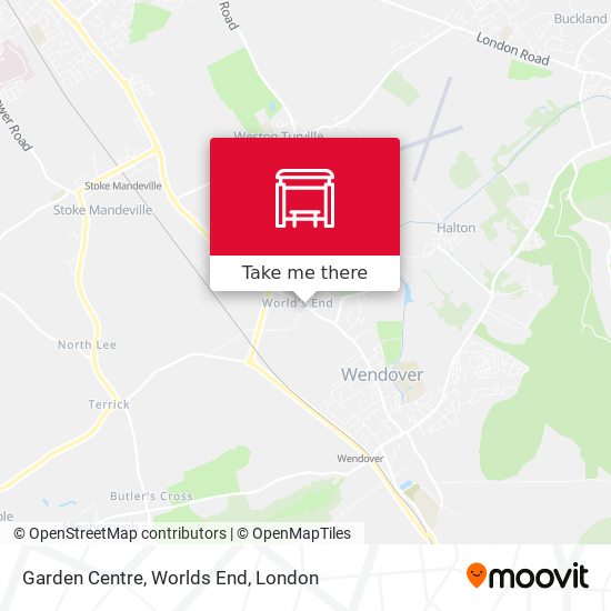 Garden Centre, Worlds End map