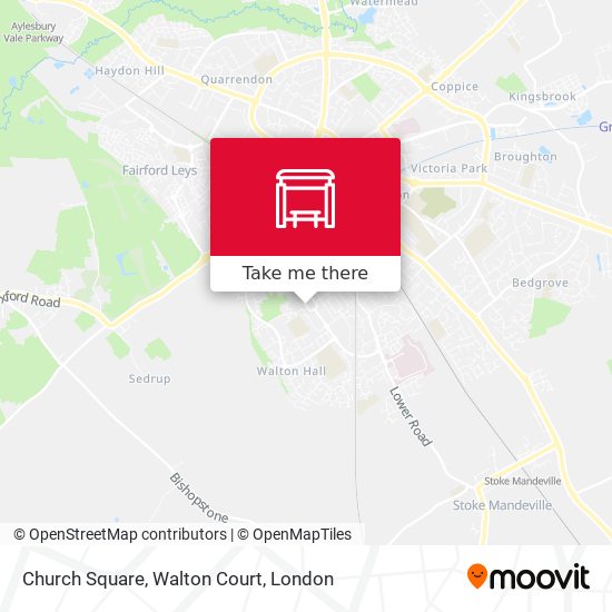 Church Square, Walton Court map