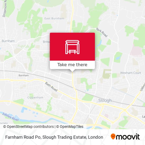 Farnham Road Po, Slough Trading Estate map