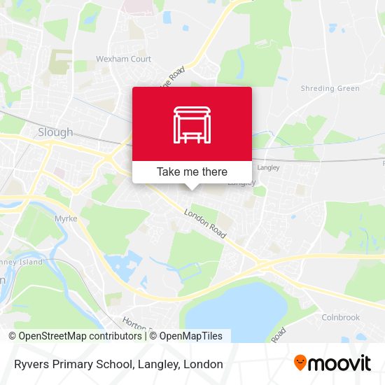 Ryvers Primary School, Langley map