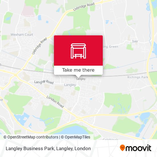 Langley Business Park, Langley map