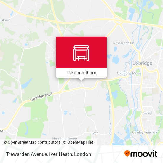 Trewarden Avenue, Iver Heath map