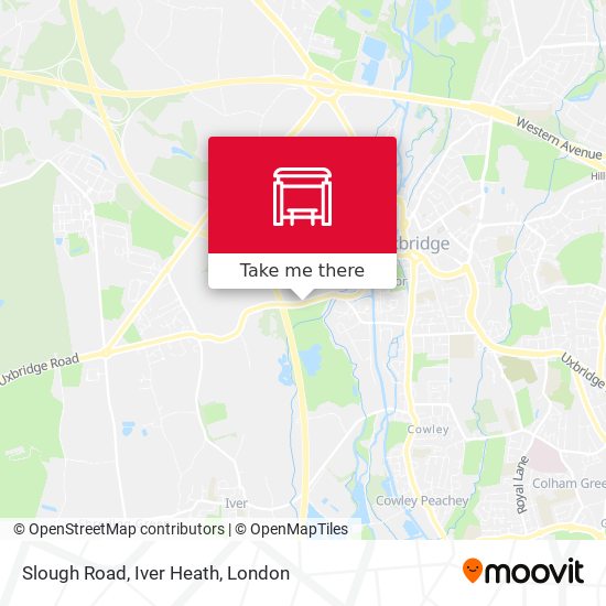 Slough Road, Iver Heath map
