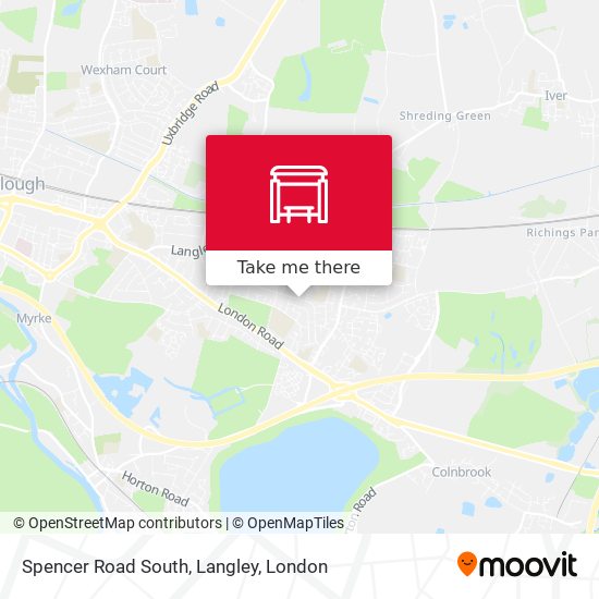 Spencer Road South, Langley map