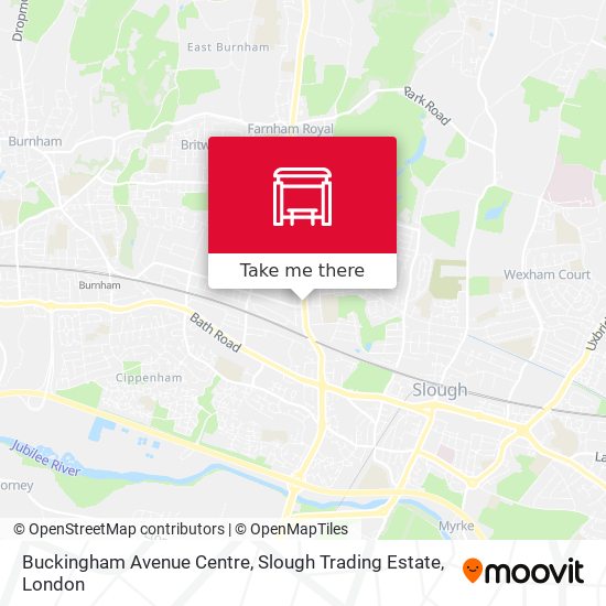 Buckingham Avenue Centre, Slough Trading Estate map