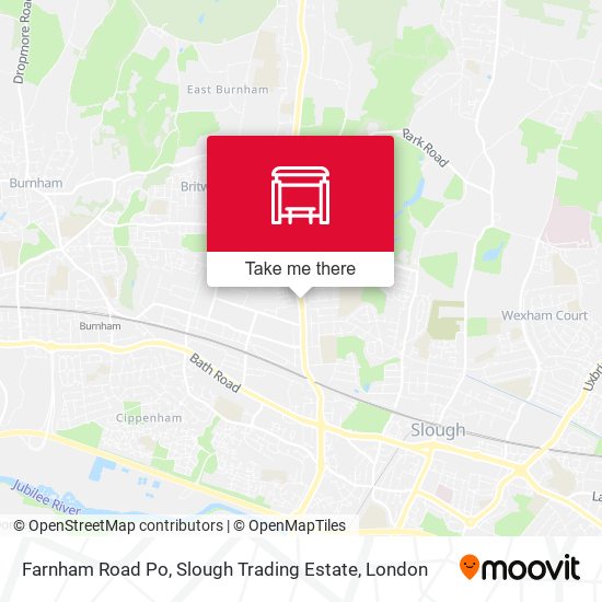 Farnham Road Po, Slough Trading Estate map