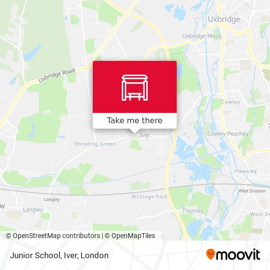 Junior School, Iver map