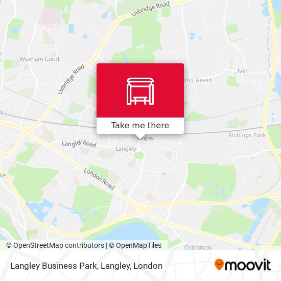 Langley Business Park, Langley map