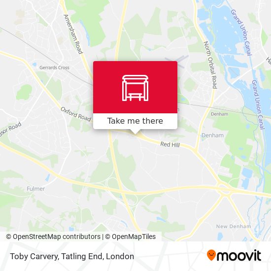 Toby Carvery, Tatling End map