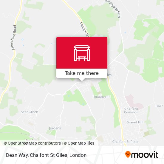 Dean Way, Chalfont St Giles map