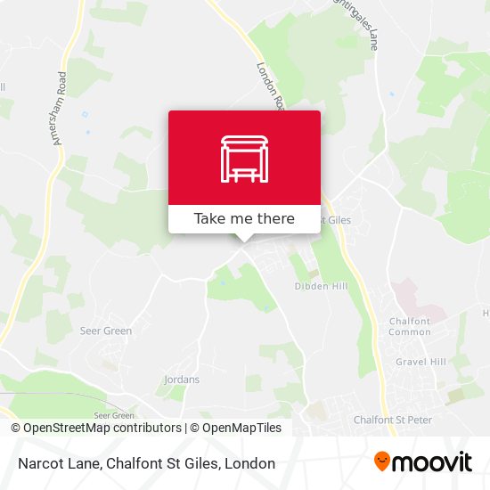 Narcot Lane, Chalfont St Giles map