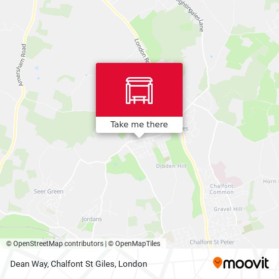 Dean Way, Chalfont St Giles map
