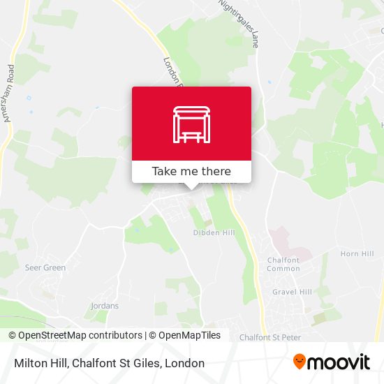 Milton Hill, Chalfont St Giles map