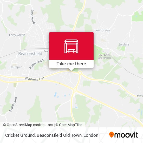 Cricket Ground, Beaconsfield Old Town map