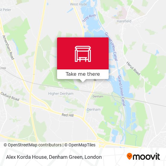 Alex Korda House, Denham Green map