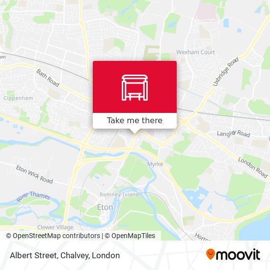 Albert Street, Chalvey map