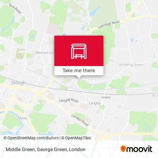 Middle Green, George Green map