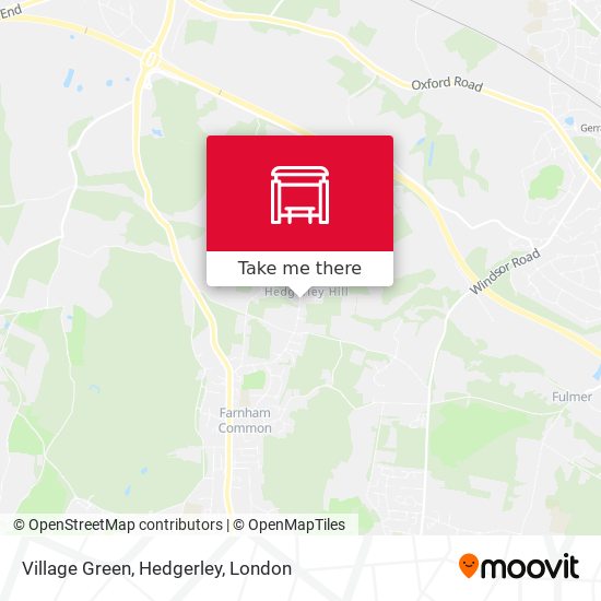 Village Green, Hedgerley map