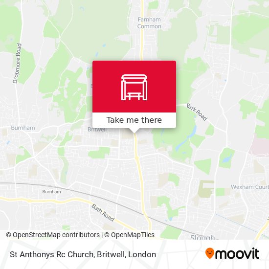 St Anthonys Rc Church, Britwell map