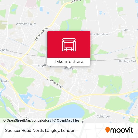 Spencer Road North, Langley map
