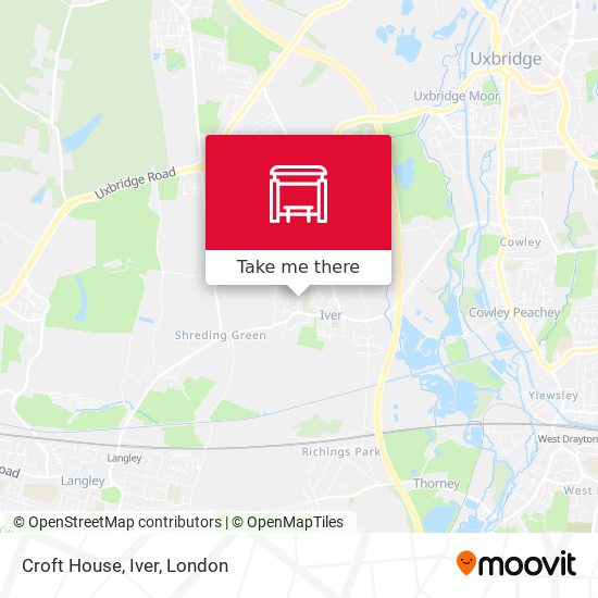 Croft House, Iver map