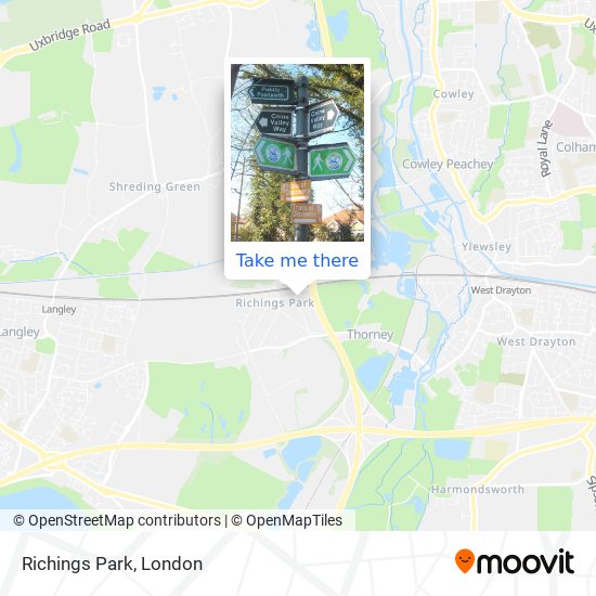 Richings Park map
