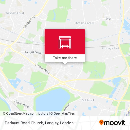 Parlaunt Road Church, Langley map