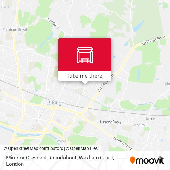 Mirador Crescent Roundabout, Wexham Court map