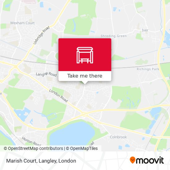 Marish Court, Langley map