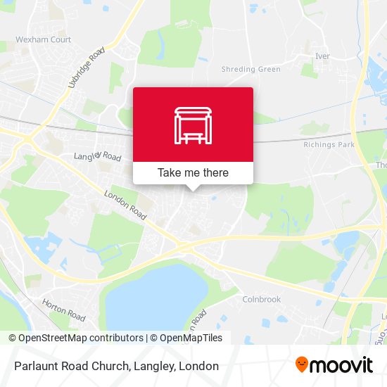 Parlaunt Road Church, Langley map