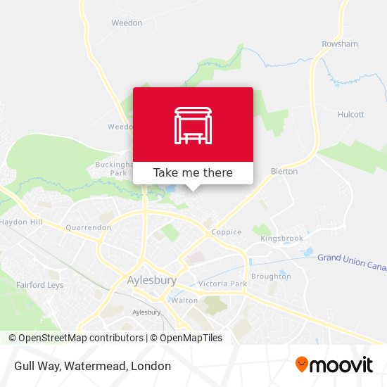 Gull Way, Watermead map