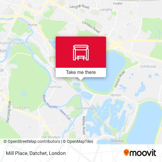 Mill Place, Datchet map