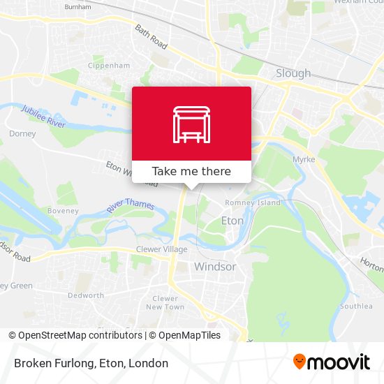 Broken Furlong, Eton map