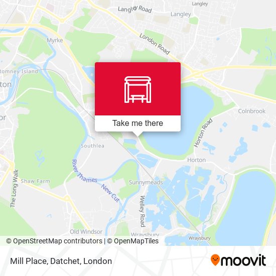 Mill Place, Datchet map