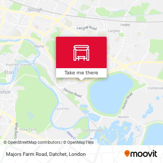 Majors Farm Road, Datchet map
