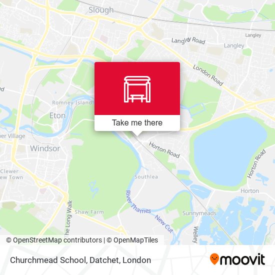 Churchmead School, Datchet map