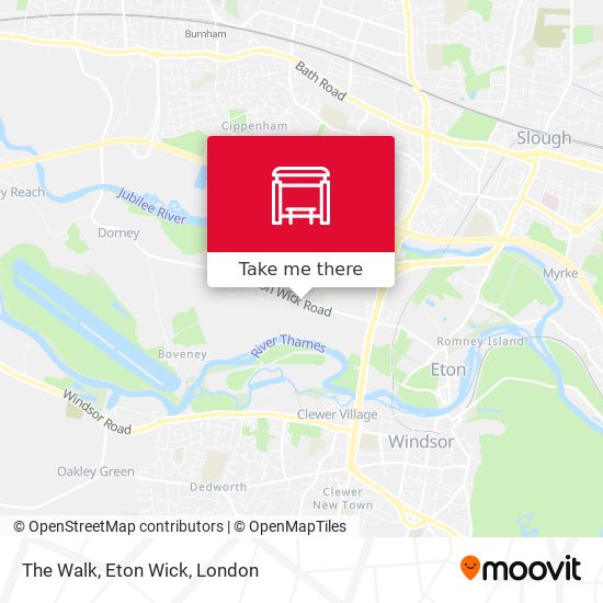 The Walk, Eton Wick map