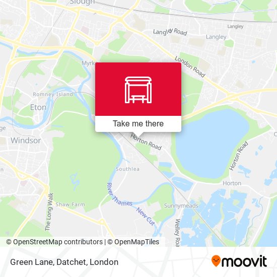 Green Lane, Datchet map