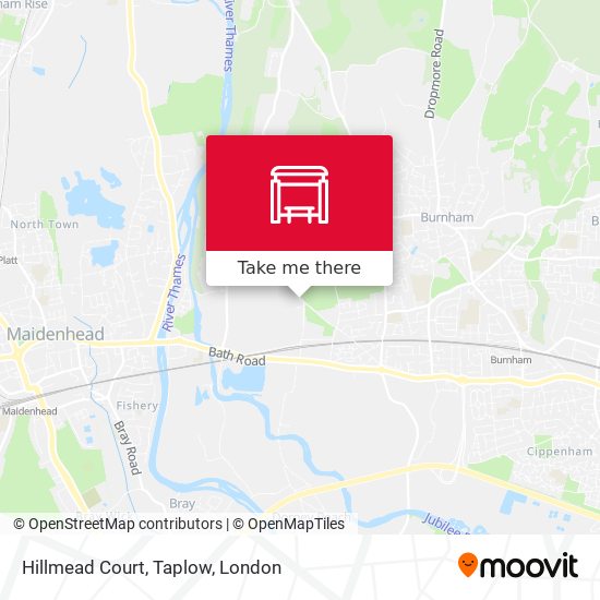 Hillmead Court, Taplow map