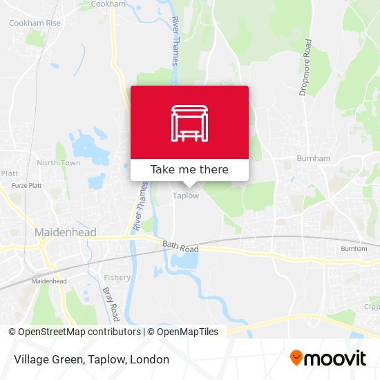 Village Green, Taplow map
