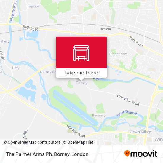 The Palmer Arms Ph, Dorney map